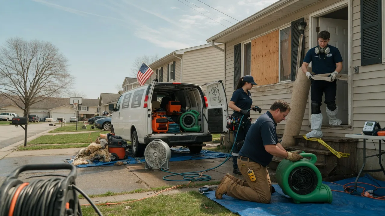 Water Damage Restoration in Blue Springs, MS near me